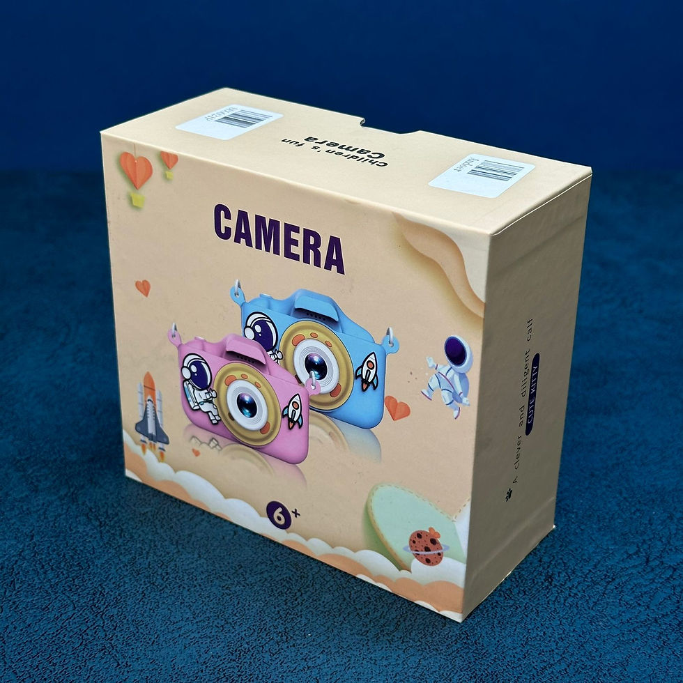 Miniatura: Mini cámara digital para niños (Rosada)