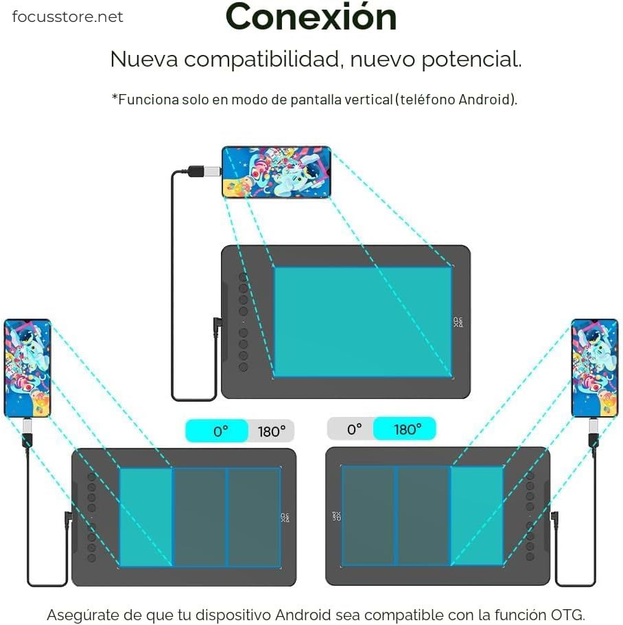 Miniatura: XPPen - Tableta de dibujo Deco 01 V3 10x6 pulg