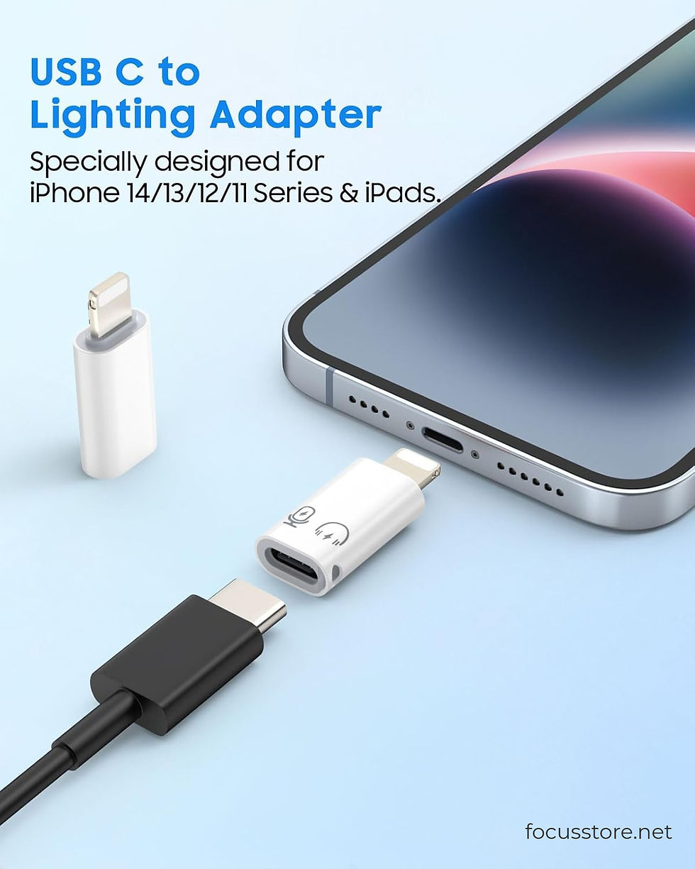 Miniatura: Adaptador de audio para teléfono DJI Mic Mini RX lightning (blanco)