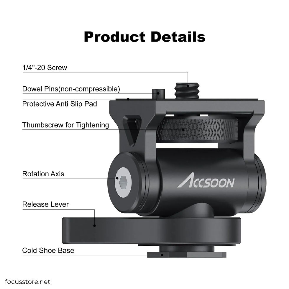 Miniatura: Accsoon - Adaptador de montaje de zapata fría