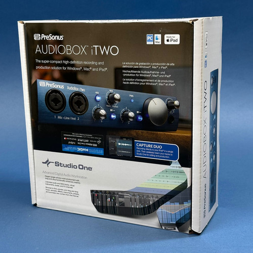 PreSonus AudioBox iTwo - Interfaz de audio USB/iPad 2x2 | Focus