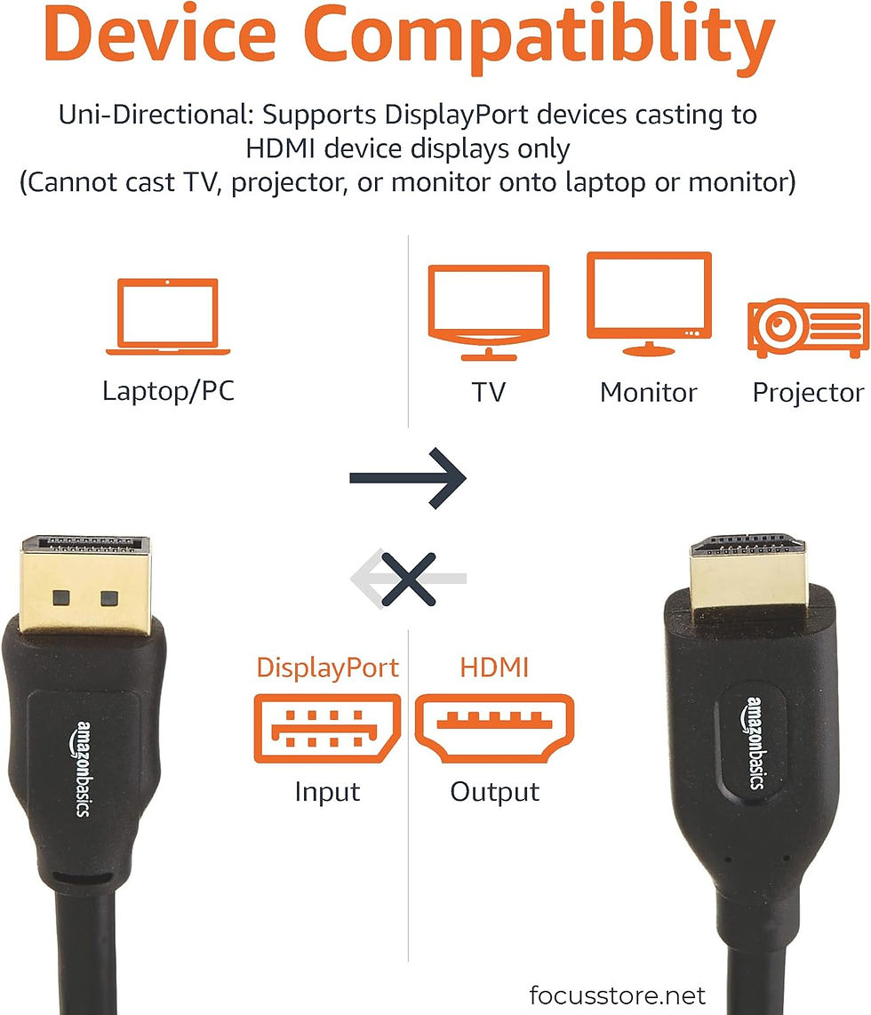 Miniatura: Cable DisplayPort a HDMI 25 FT