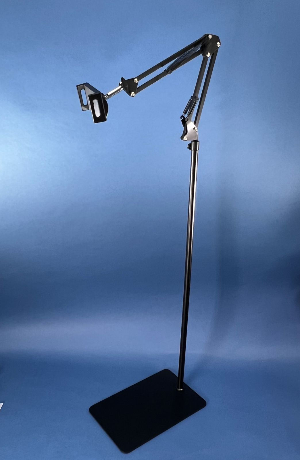 Soporte de suelo para tablet, soporte universal ajustable giratorio de 360°