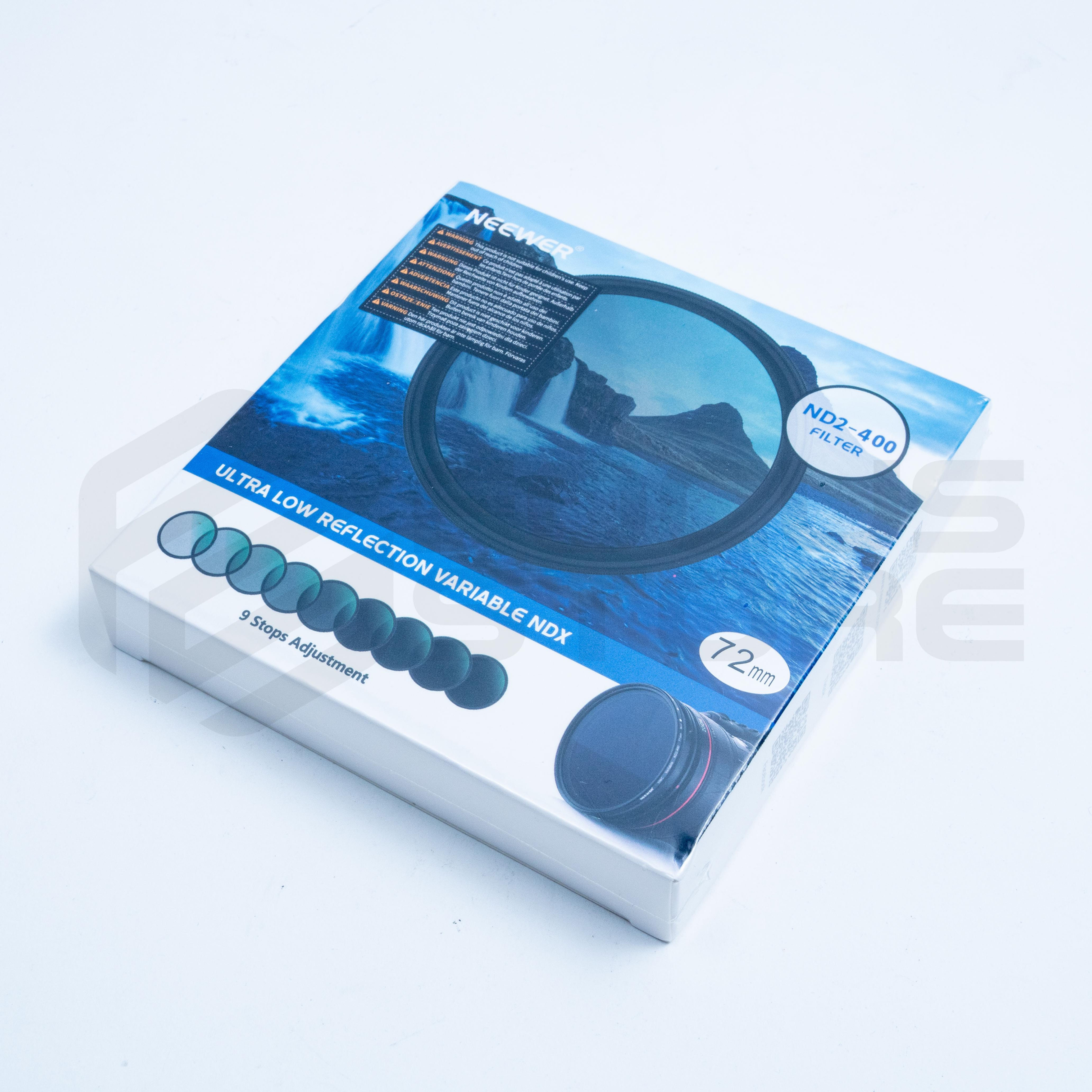 NEEWER 72mm Filtro ND Variable ND2-ND400 (1-9 Paradas)