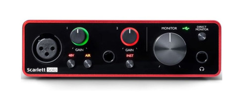 Focusrite Scarlett Solo 2x2 USB Audio Interface (3rd Generation