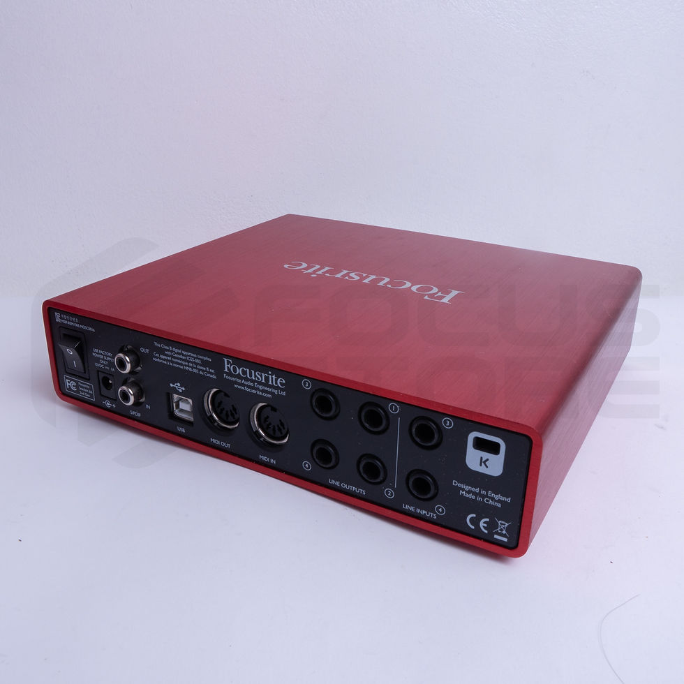 Miniatura: Focusrite Scarlett 6i6 Interfaz de audio USB, 2ª gen