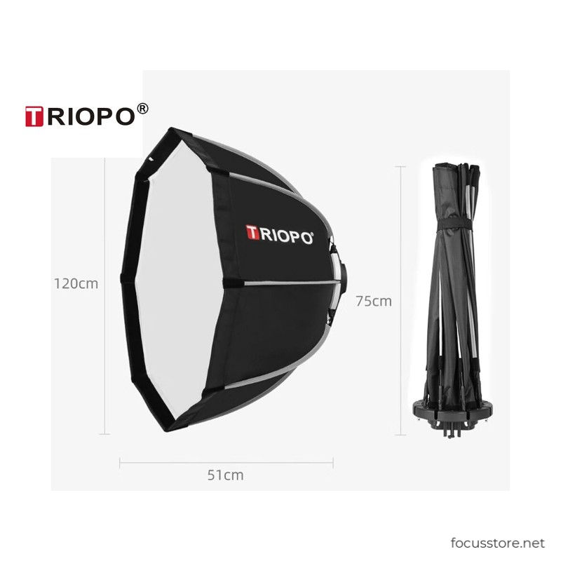 Miniatura: Triopo Octabox para Speedlite 120cm + grid