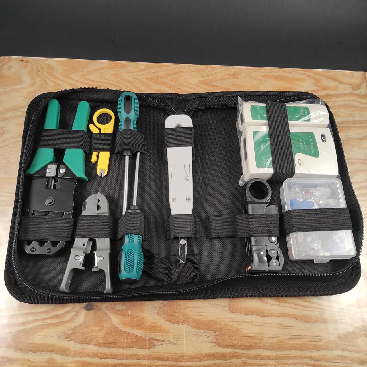 Kit de herramientas para reparación de cables de red 11-1