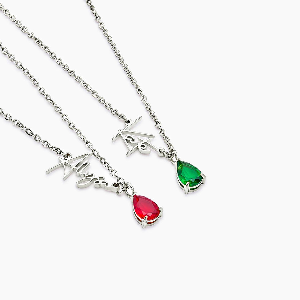 Thumbnail: Signature Name and Birthstone Necklace