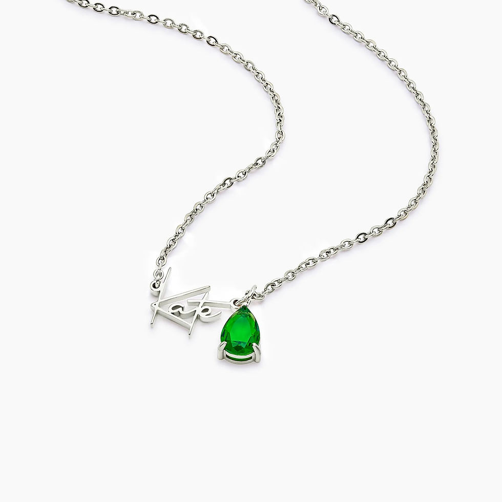 Thumbnail: Signature Name and Birthstone Necklace