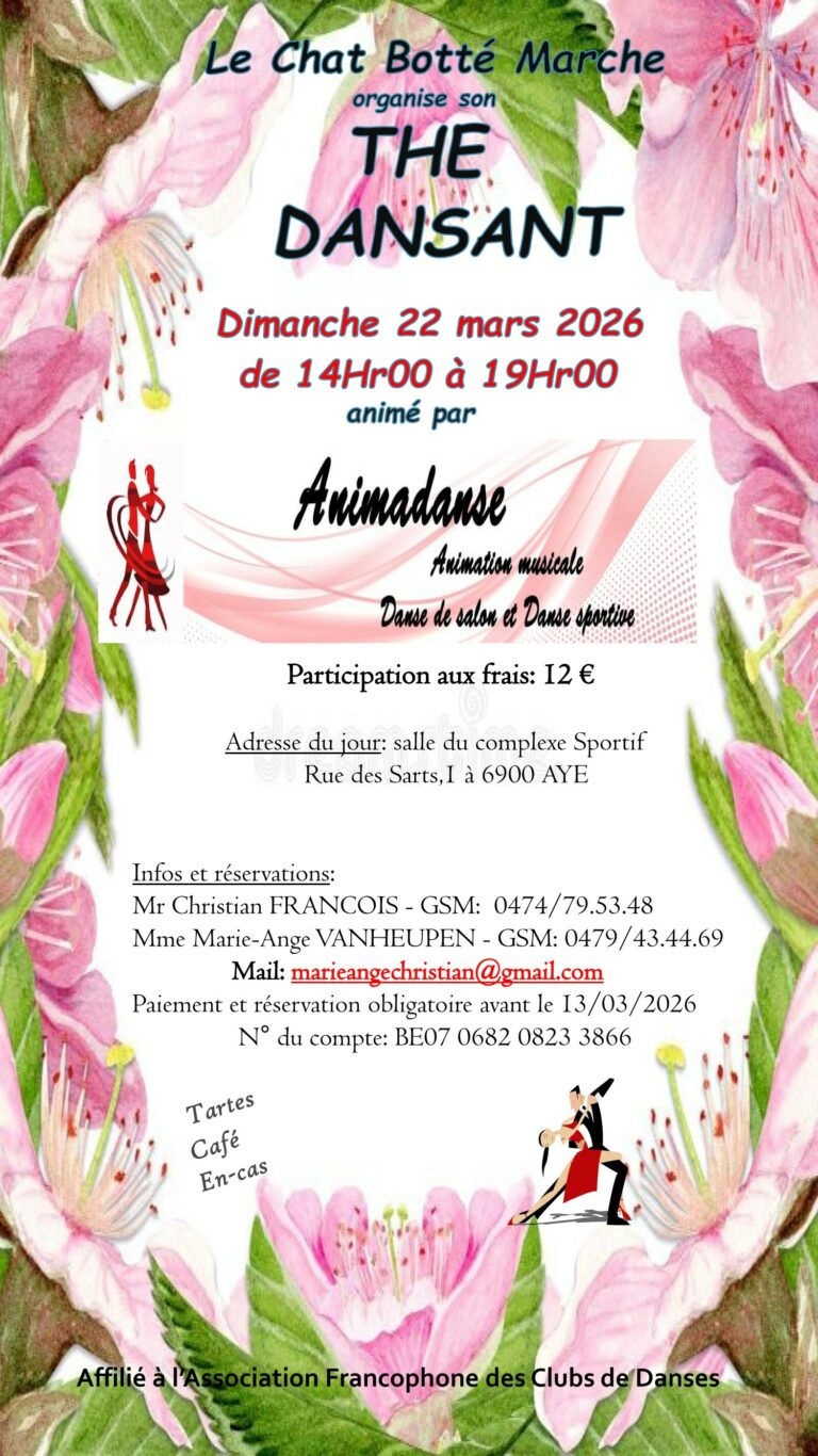 Thé Dansant au Chat Botté Marche