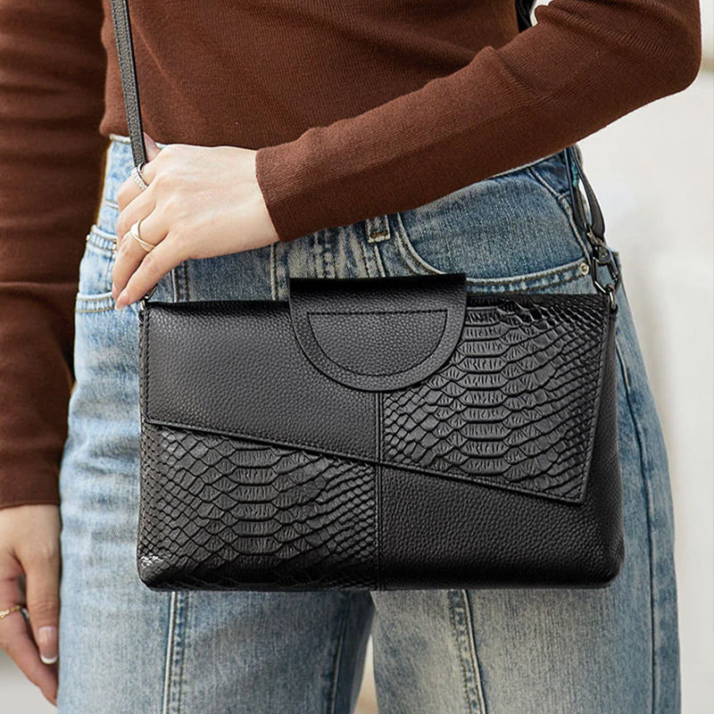 Miniatura: PU Synthetic Leather Women's Shoulder Crossbody Bag Fashion Casual Dinner Weddin