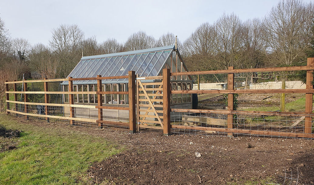 Field gate and fence