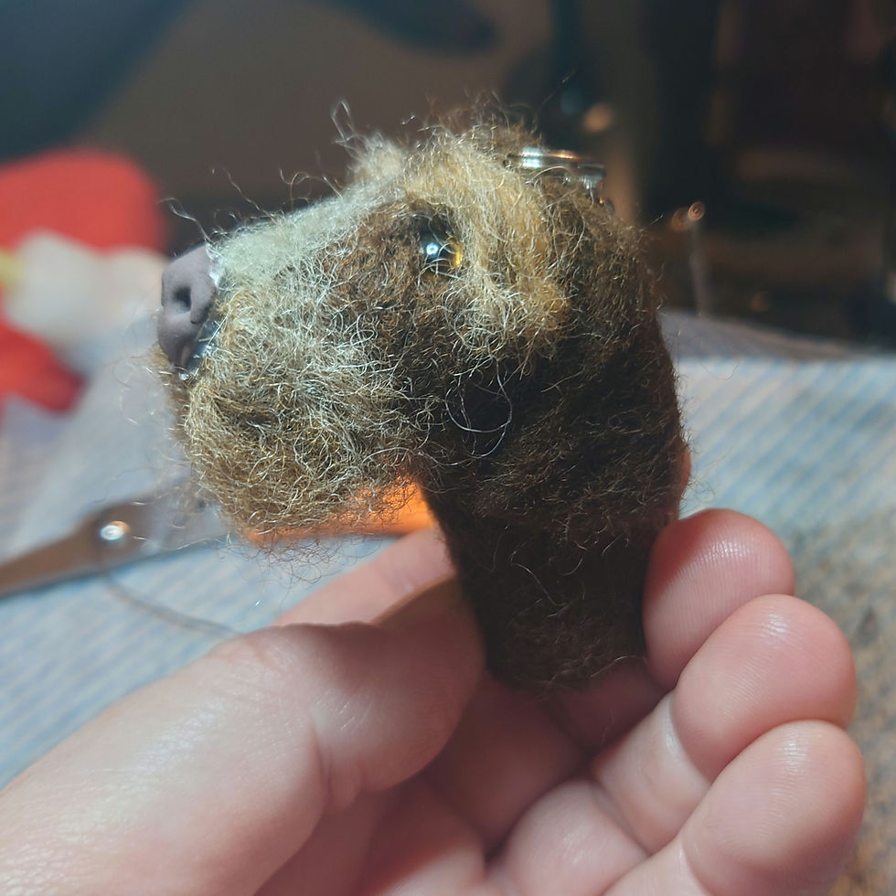 Thumbnail: German Wirehaired Pointer keyring Customised to look like your own dog!