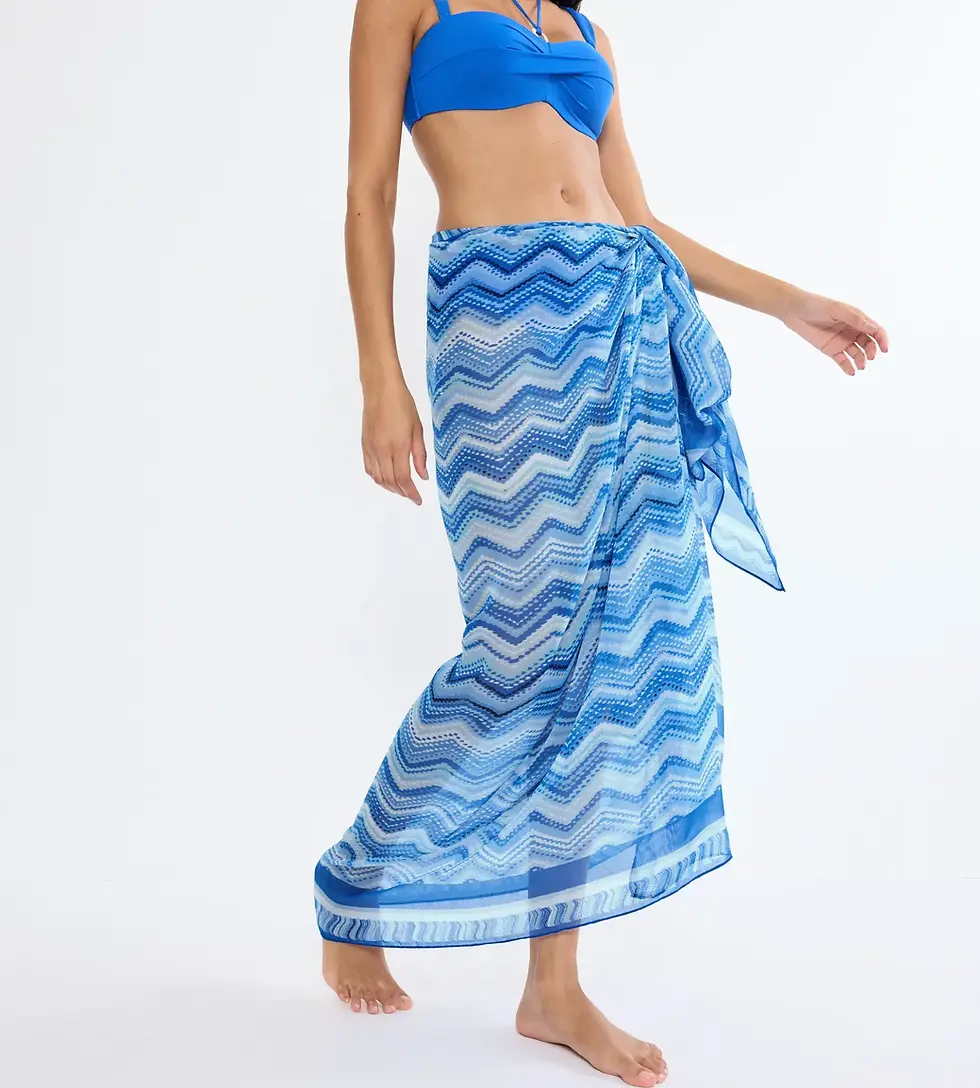 Miniatura: Pareo Beach My Wear Triumph Col. Blue Light Combination