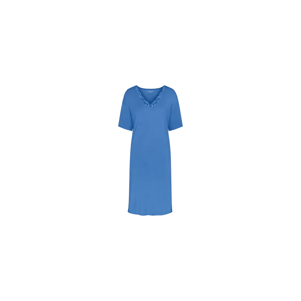 Miniatura: Camicia da notte in cotone manica corta Triumph Timeless Sensuality Colore Ciel