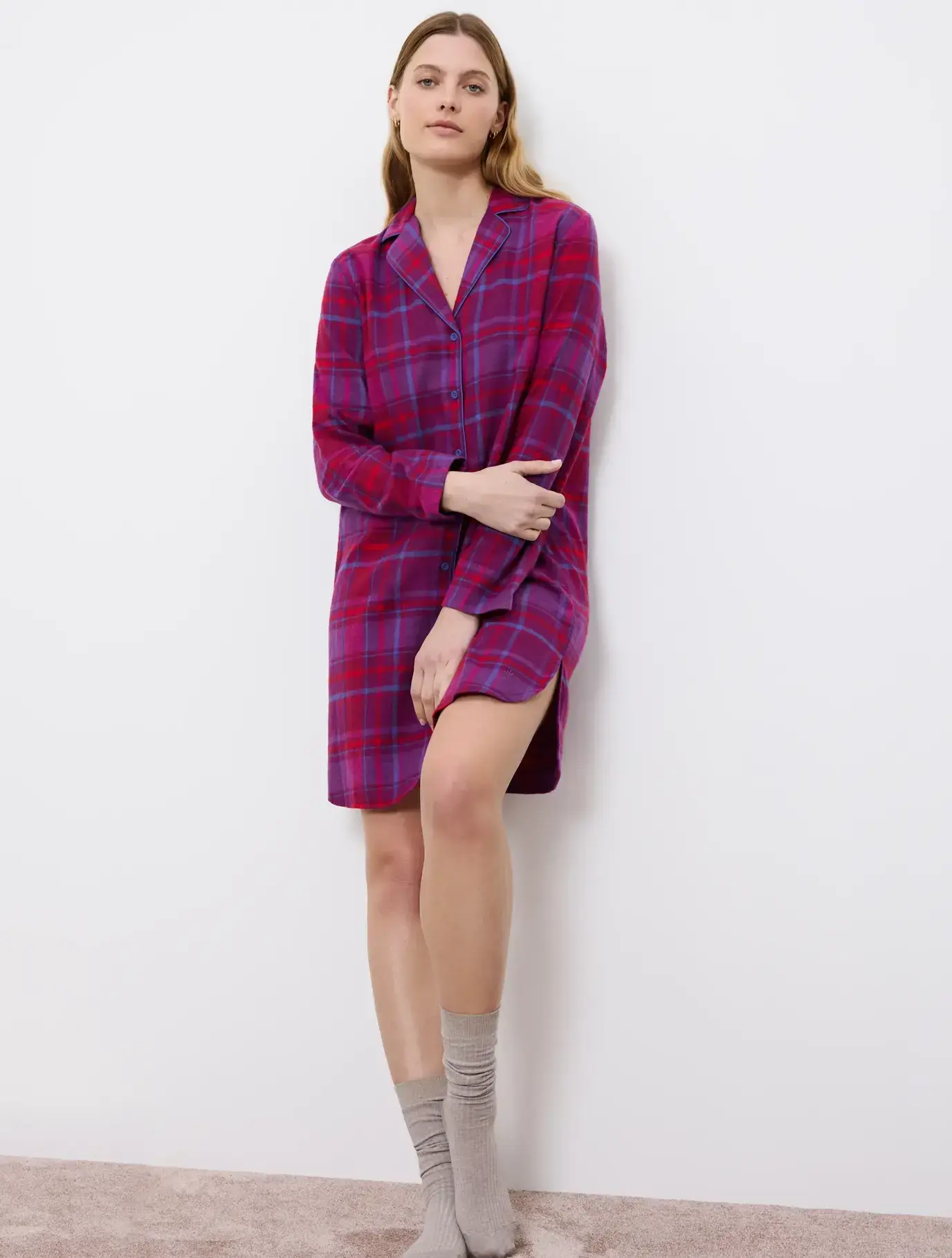 Camicia da notte in cotone taglio uomo Triumph Boyfriend