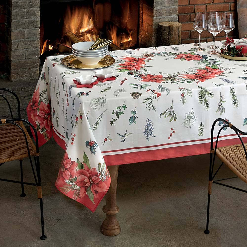 Tovaglia rettangolare Natalizia 12 posti Gabel CHAPLET