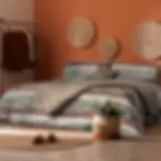 HAPPIDEA Parure Copripiumino Matrimoniale CLAPIER