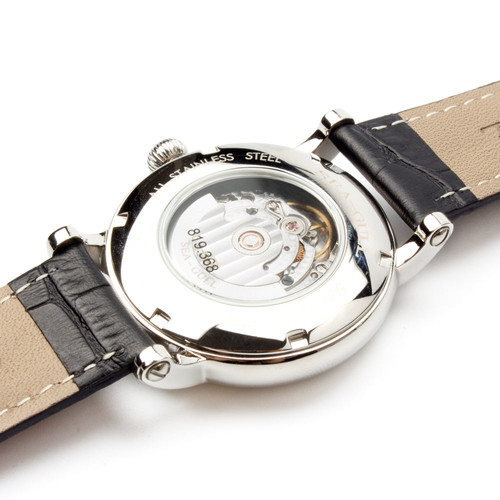 Seagull Roman Numerals Guilloche Blue Hands Automatic Watch 819.368