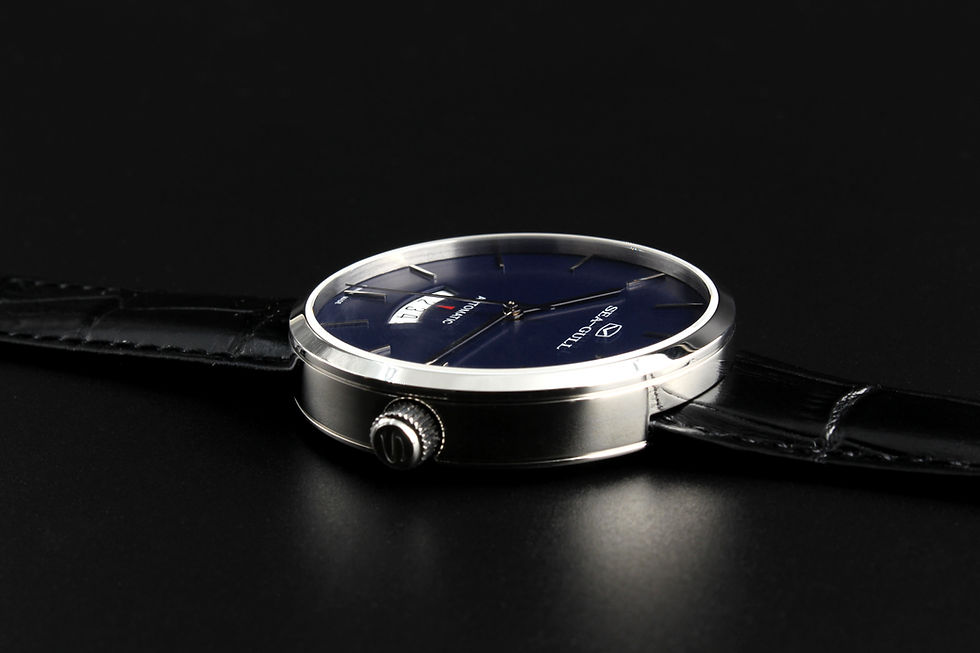 Thumbnail: Seagull 42mm Simple Bussiness Date Men's Automatic Watch 819.32.1007