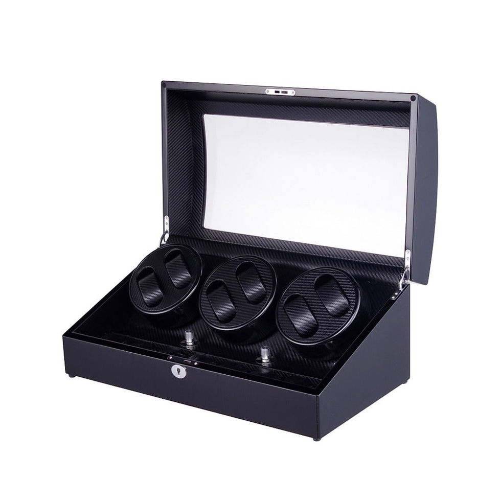 Thumbnail: Watch Winder Box for 6 Automatic Watches With 5 Modes Control