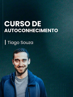 Banner do curso Autoconhecimento, com a imagem do professor no canto inferior esquerdo, sorrindo.