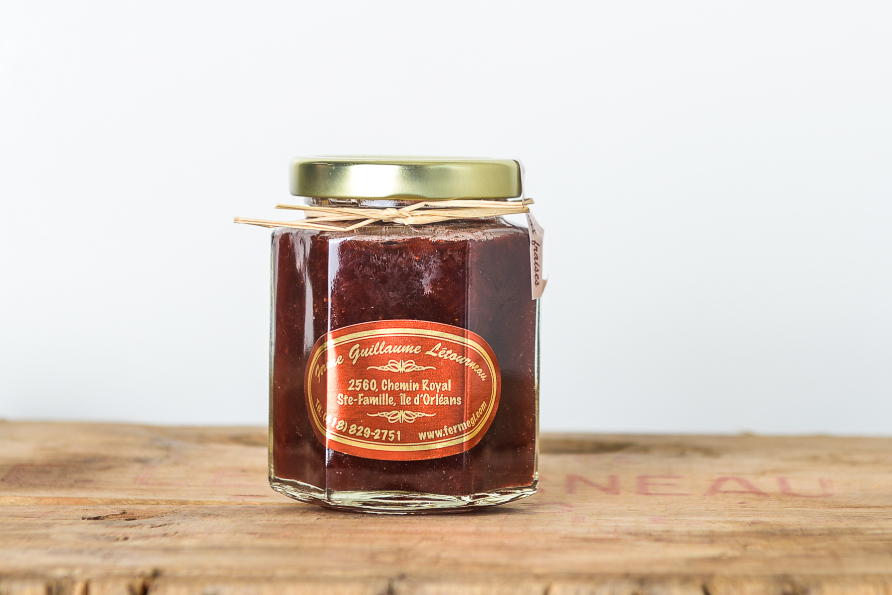 Confiture rhubarbe aux fraises