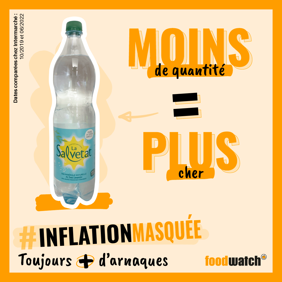 foodwatch Campagne Shrinkflation