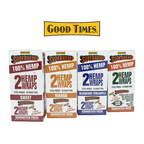 SUPERHEMP HEMP WRAPS ( 4 Flavors ) Smoke Island Inc