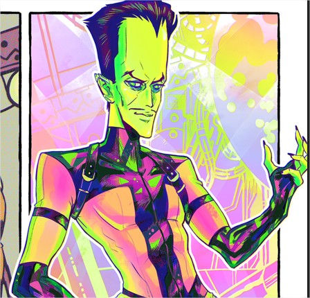 a fanart of Samuel Sterns / the Leader, comics version, by me