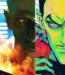 the fanart and cover side by side