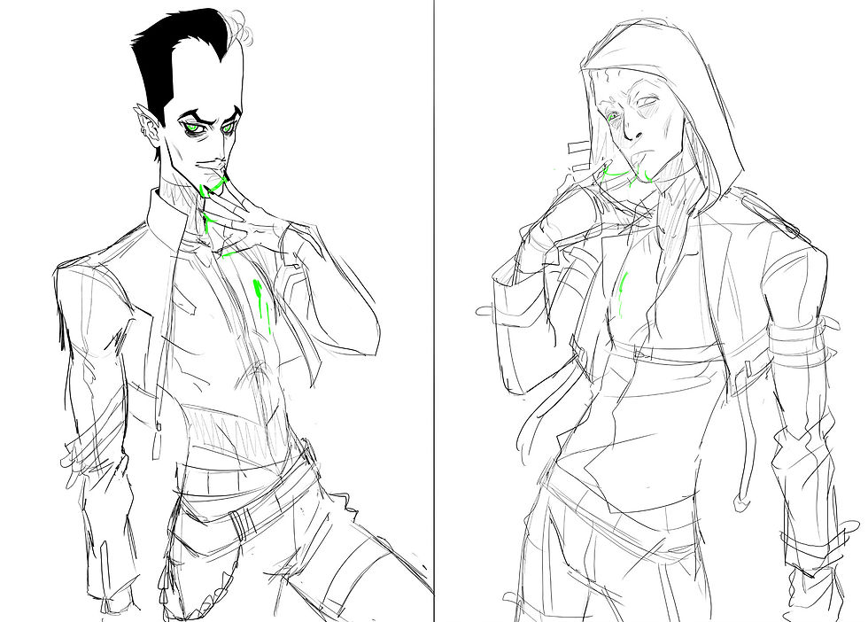 an early draft of these arts