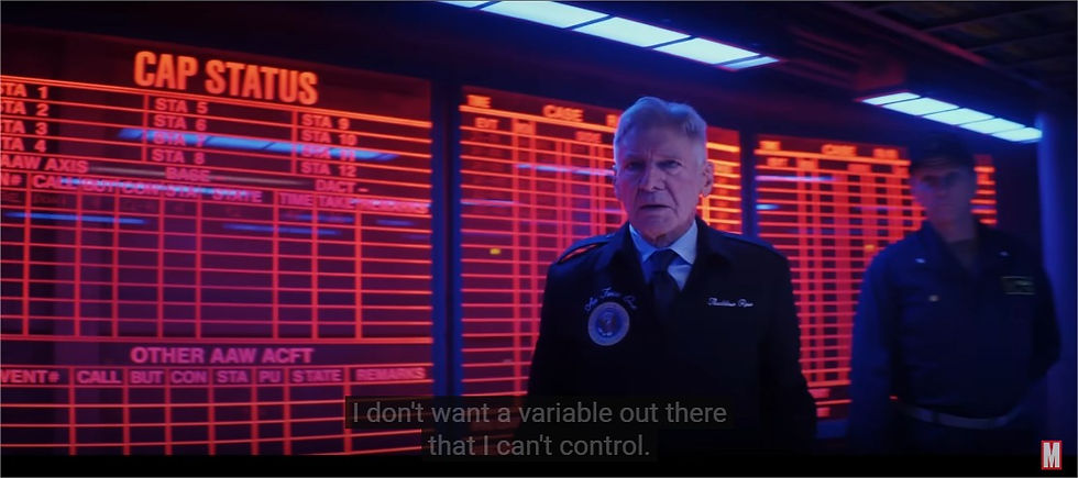 a screenshot of the trailer showing Ross