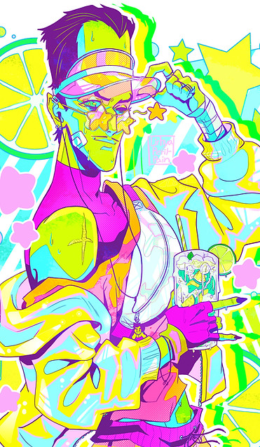 a fanart of Samuel Sterns (comics version)