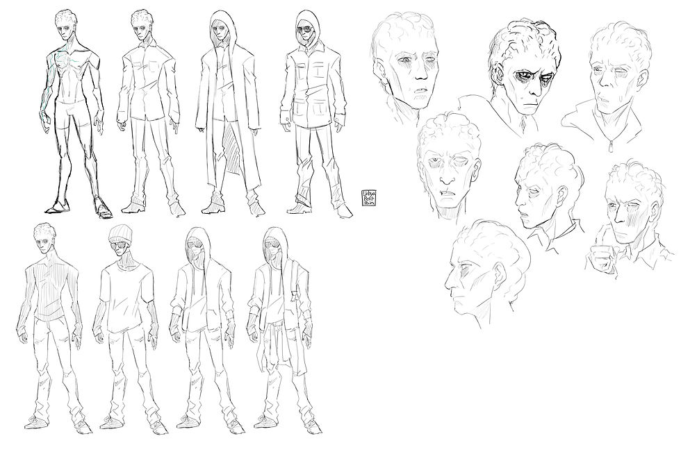 MCU Samuel Sterns research sketches