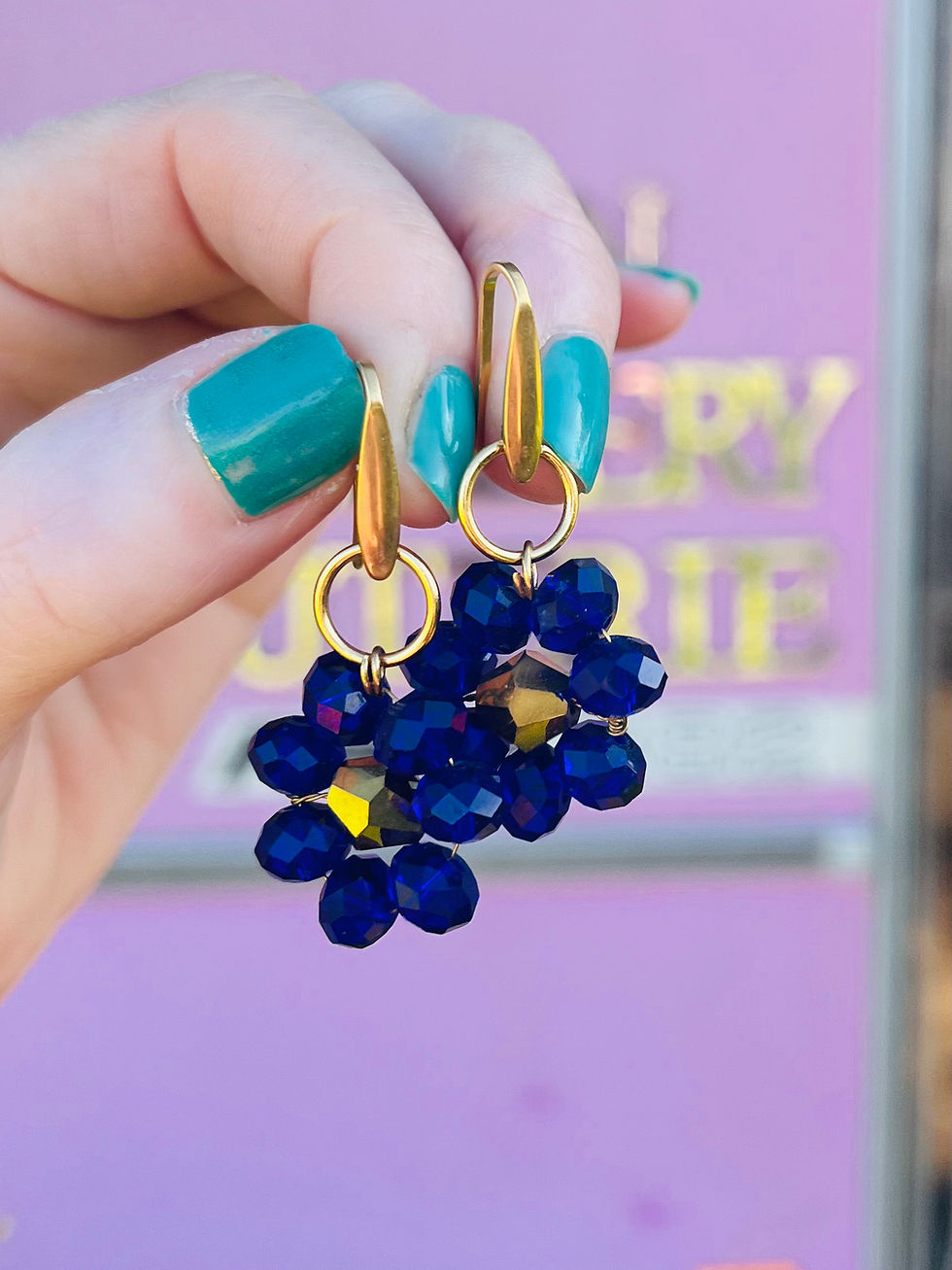 Miniature : Blue Blossom Earrings 