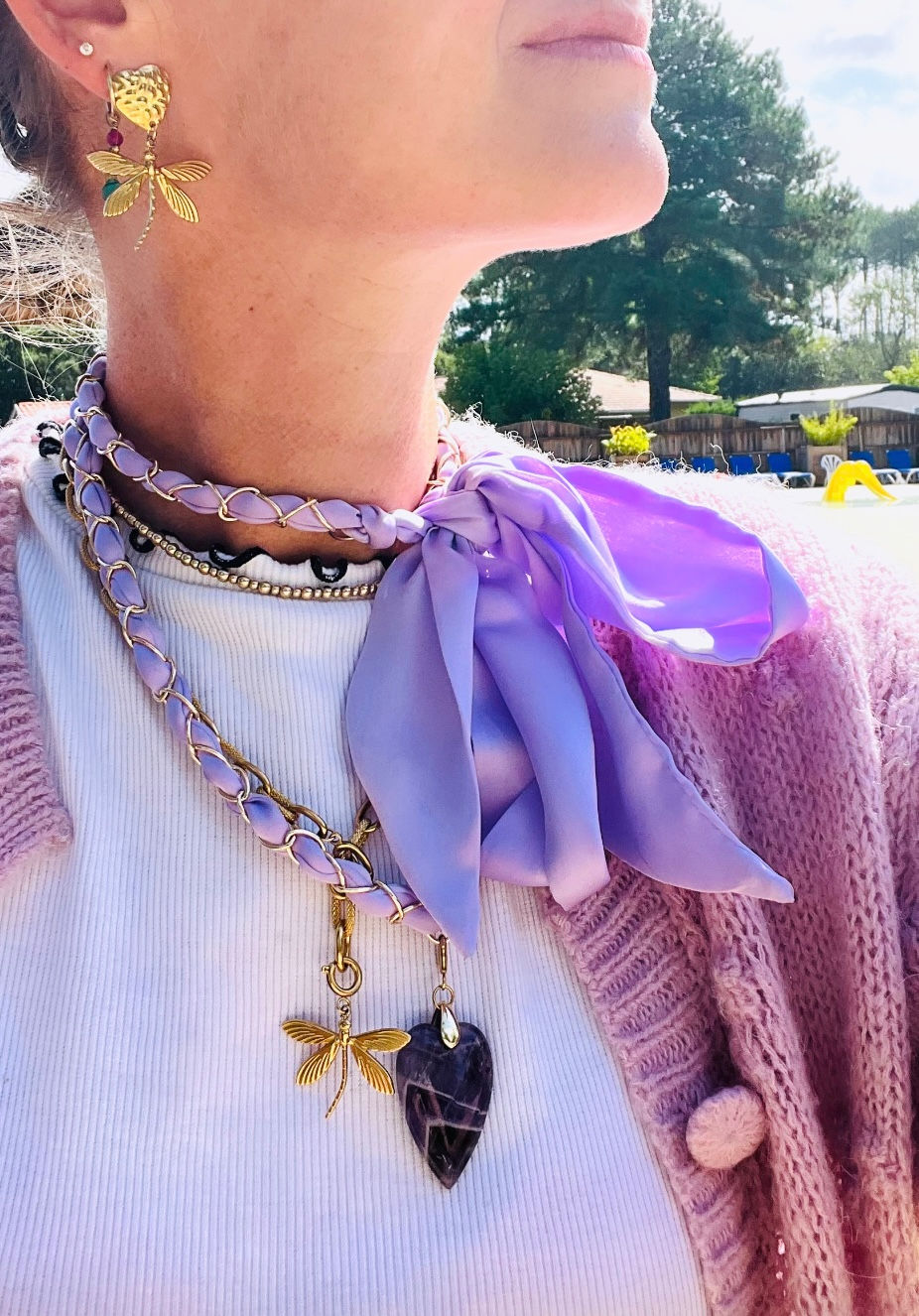 Miniature : Lavender Queen Necklace