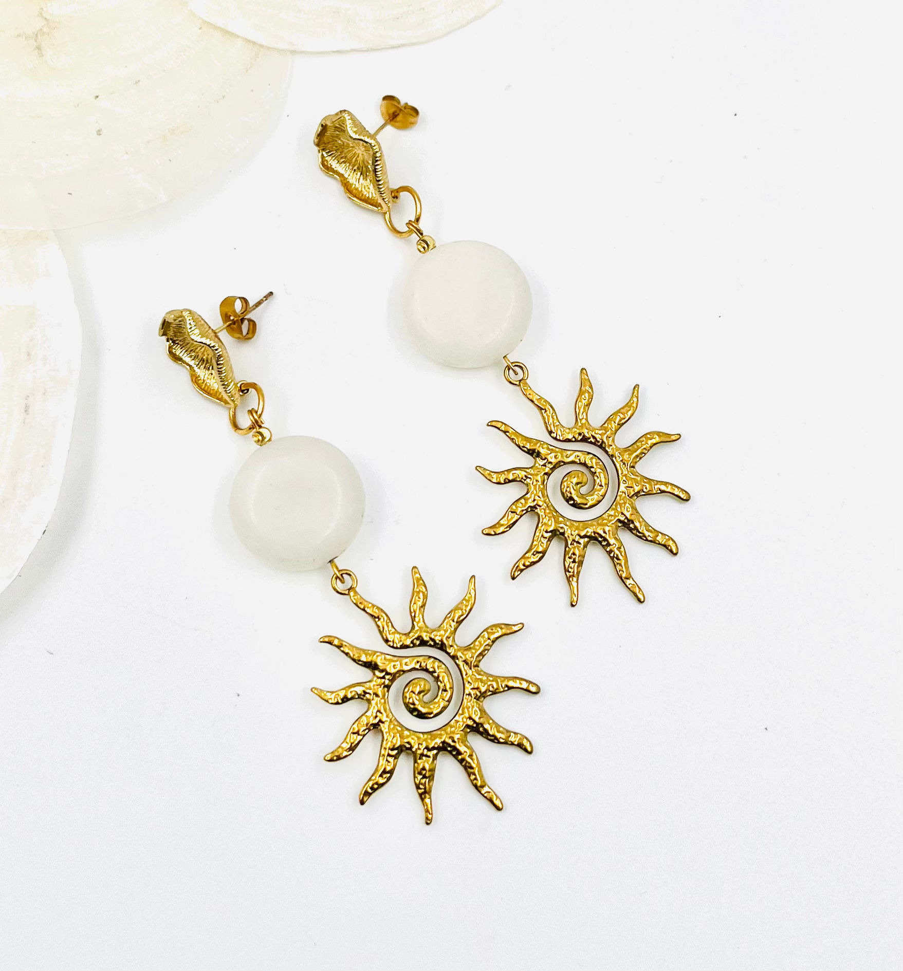 Golden Solstice Earrings