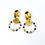 Thumbnail: Frosted leaf earrings 