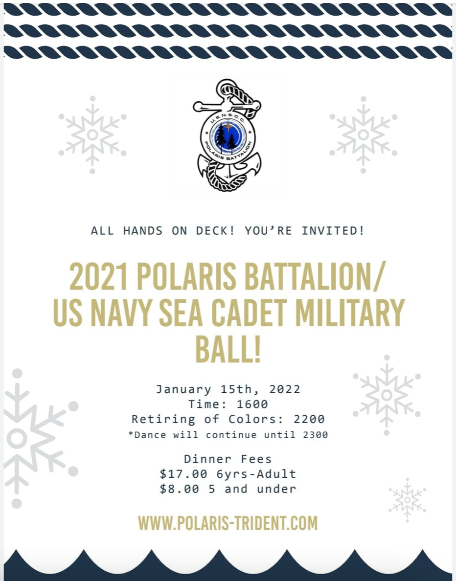 2021 Polaris Battalion/ US Navy Sea Cadet Military Ball