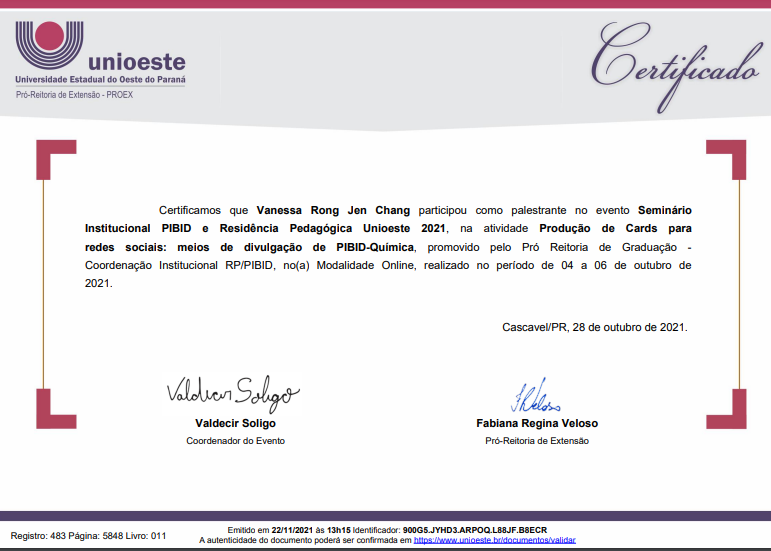 04 a 06 de outubro de 2021