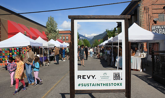 Revelstoke farmer's market shuttle destination