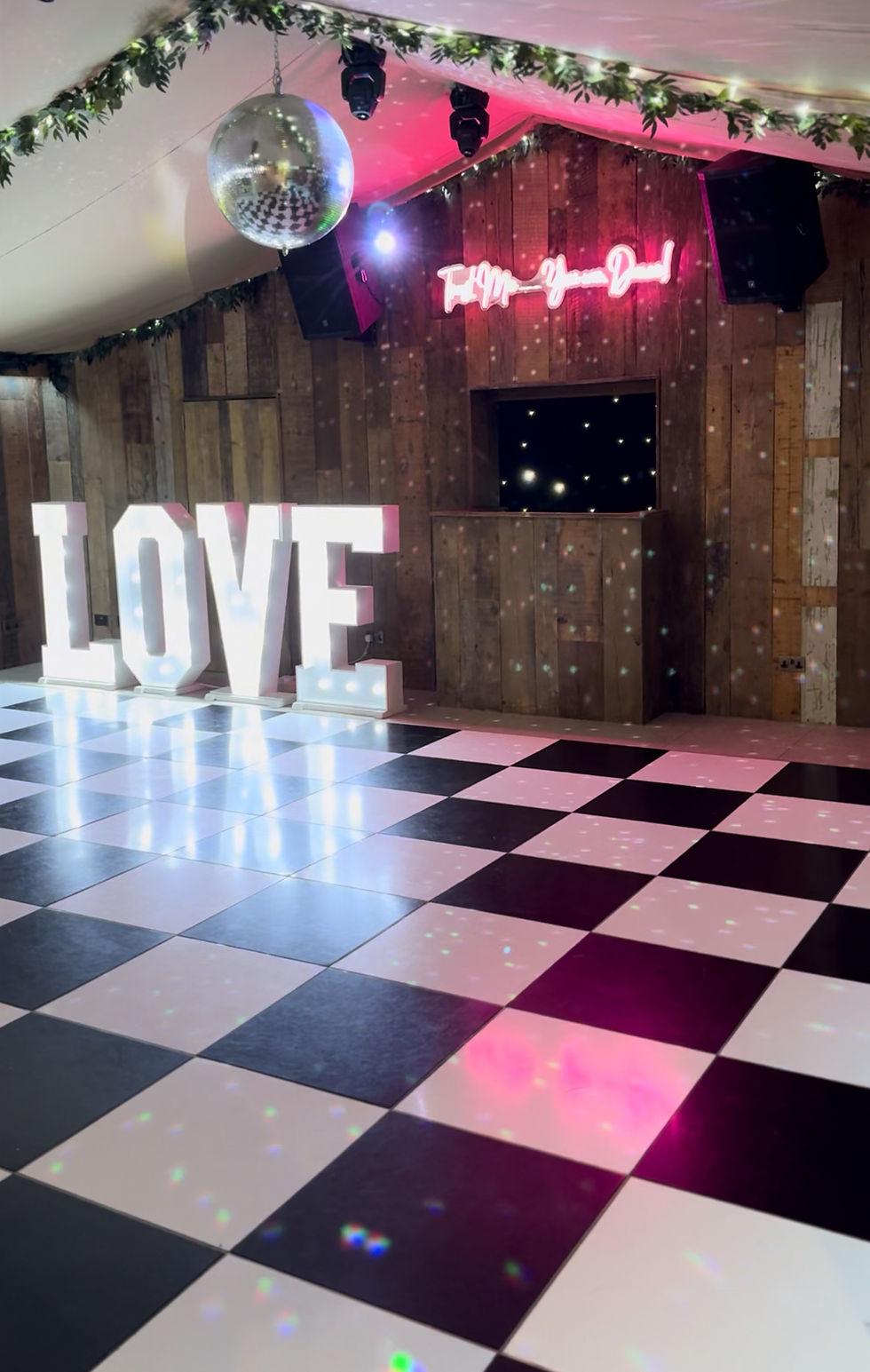 Black & White Chequered