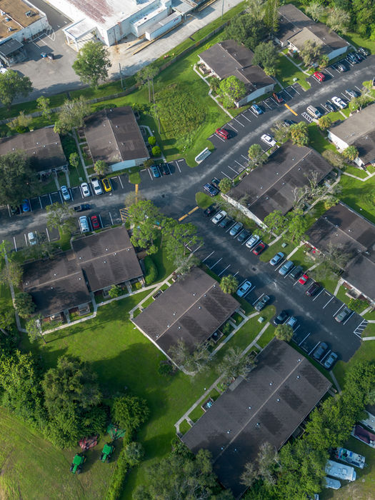 Palm Side Aerial View