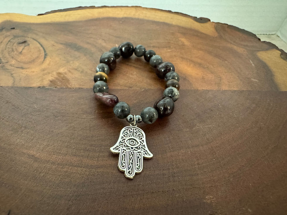 Thumbnail: Ground Your Frequency ~ Double Chai bracelet &amp; Divine Complement earring set