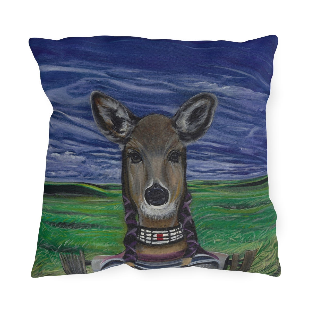 Doecahontas - Indoor/Outdoor Pillow