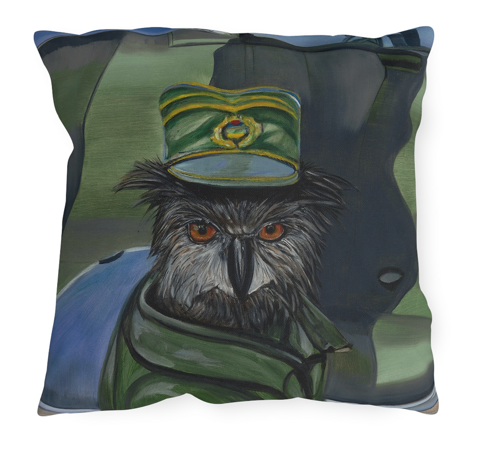Thumbnail: Ratso Mad Dick  -  Original Oil  ∙  Giclé  ∙  Linen Pillow