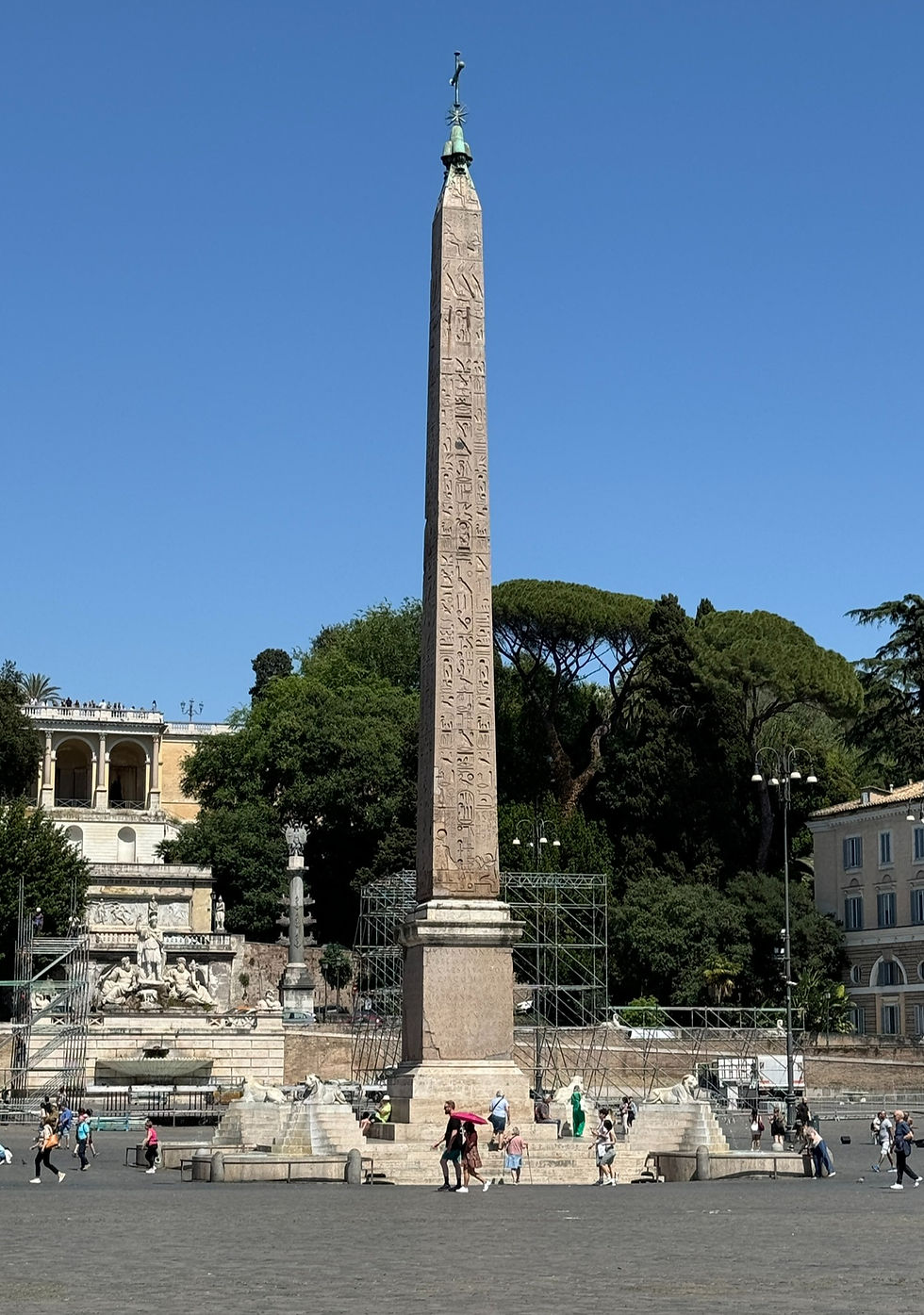 The Flaminian Obelisk: Brought from Heliopolis to Rome by Augustus in 10 B.C. (now on display a the Piazza del Popolo