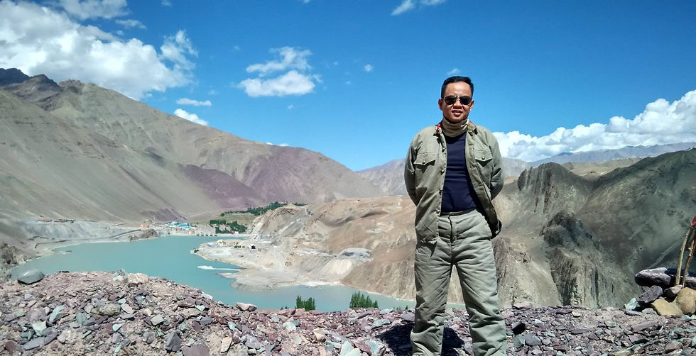 On location for movie "Tubelight"